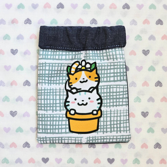 Cats in a Pot (Muffinsaurs) Snap Pouch