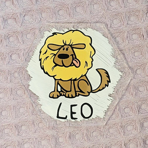 Leo Dog Theme Acrylic Coaster