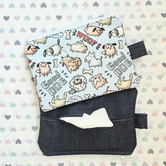 Goodest Dog Tissue Zipper Pouch