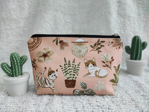 Tilda (Pink) Large Zipper Pouch