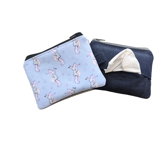 Best Friends Tissue Zipper Pouch