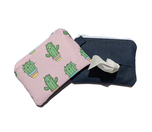 Catus Tissue Zipper Pouch
