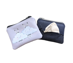 Cloud 9 Tissue Zipper Pouch