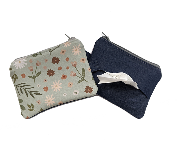 Everly Tissue Zipper Pouch