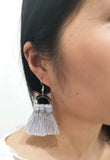 Manja the Cat Macrame Earrings