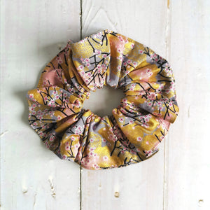 Purple Sakura Scrunchie