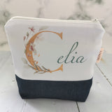 Custom Name Printed Zipper Pouch