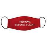 Remove Before Flight 3D Fabric Mask