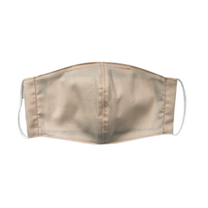 Janice Peachy Beige Fabric Mask