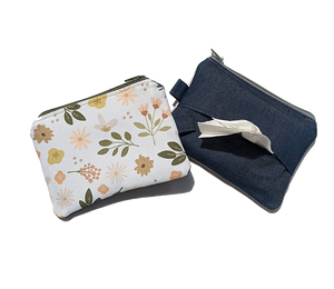 Elena Zipper Tissue Pouch